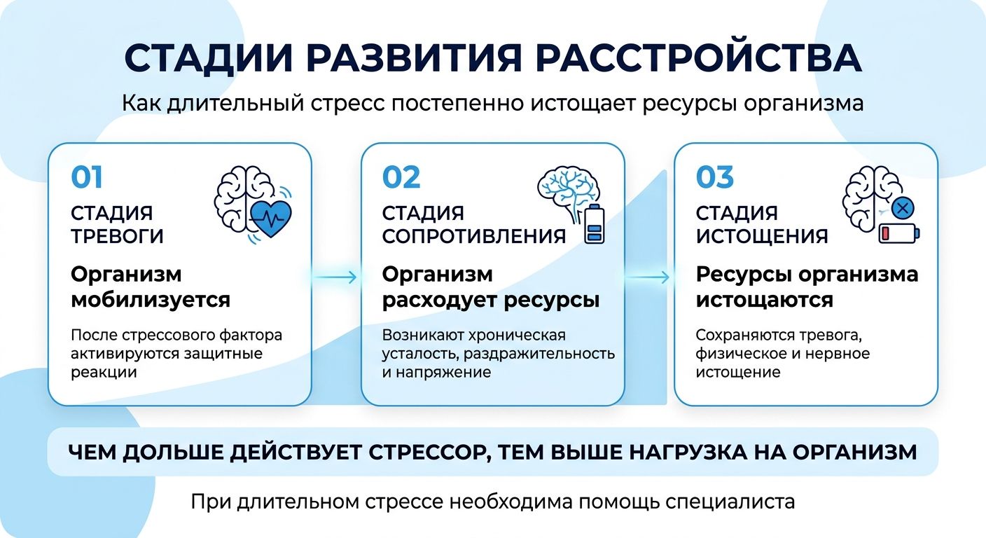 Лечение стресса в Краснозаводске инфографика
